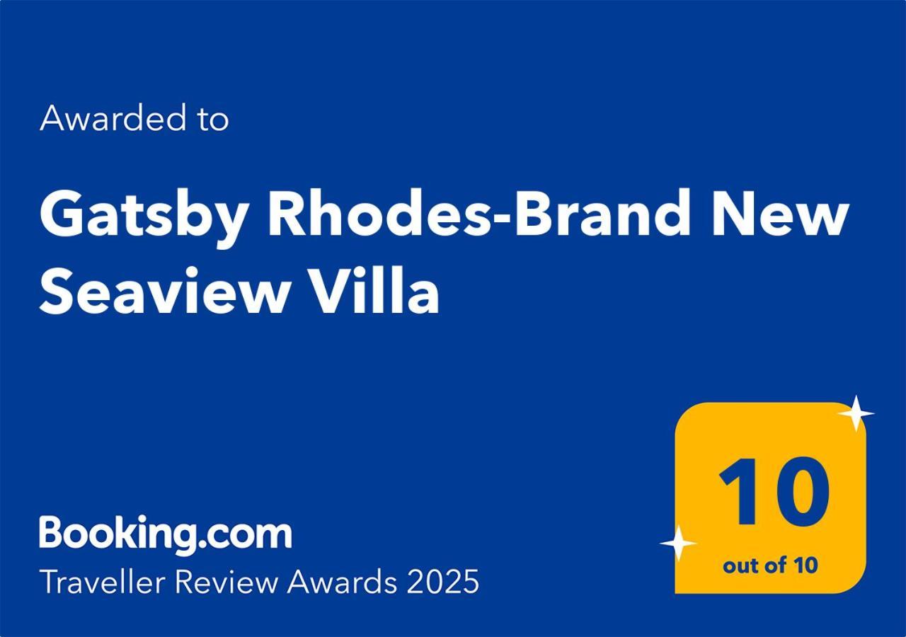Gatsby Rhodes Brand New Exclusive Villas Asgourou Exterior foto